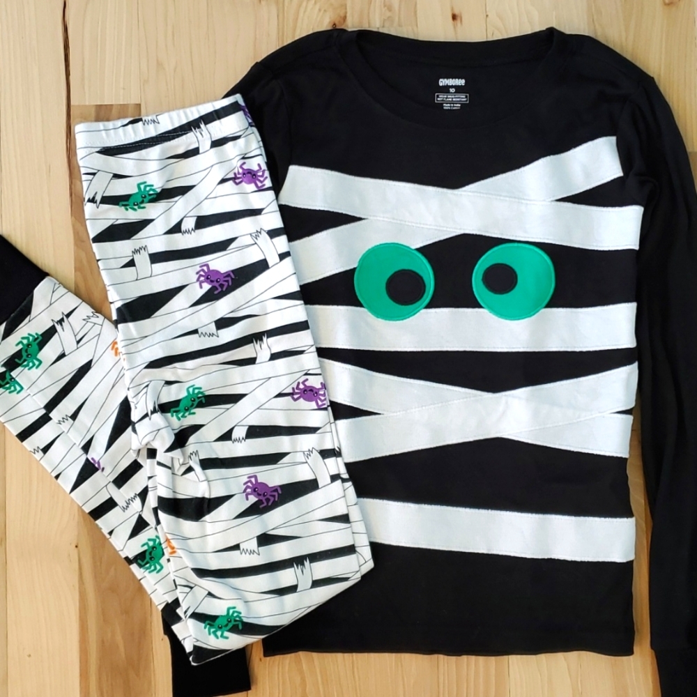 GYMBOREE Halloween Mummy Pajamas